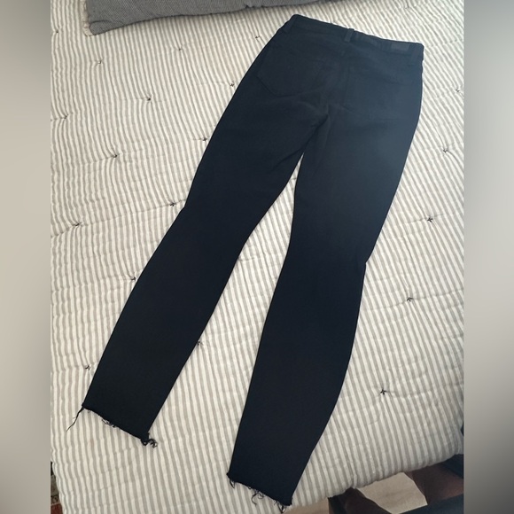 Paige High Waisted Margot Ankle Women's Deep Black Jeans - Picture 4 of 11